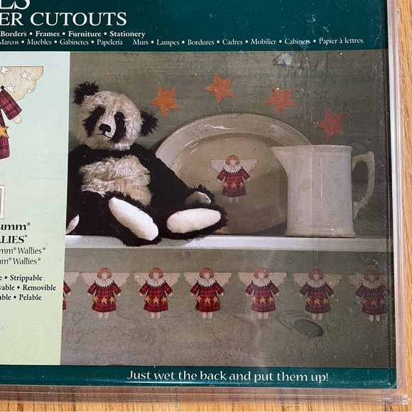 WALLIES Wallpaper Cutouts Debbie Mumm Star Angels - Picture 3 of 10